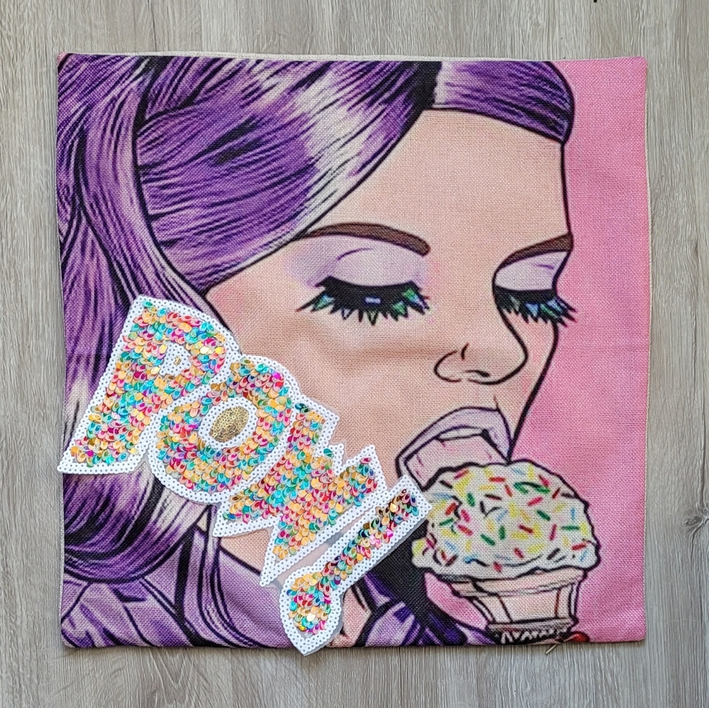 Pop art pillow case